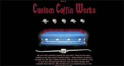Desktop Screenshot of customcoffinworks.com