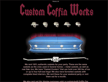Tablet Screenshot of customcoffinworks.com